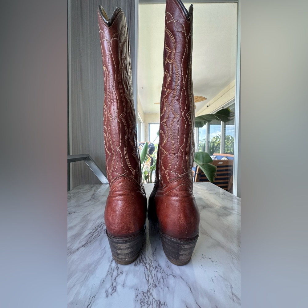 Texas Boot Company Cowboy Boots Vintage - Picture 9 of 16